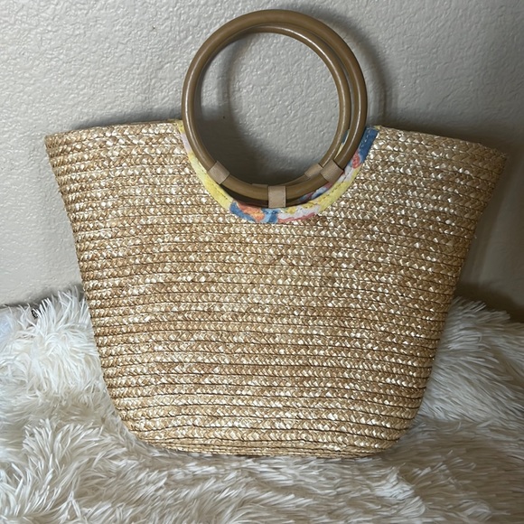 Janie and Jack Handbags - Janie & Jack Rattan Tote